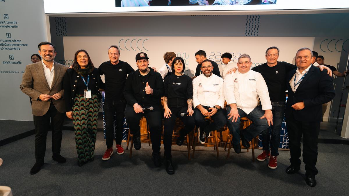 La embajada tinerfeña en a jornada de los soles de Madrid FUsión 2025