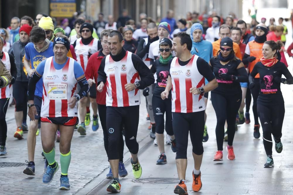 Cursa «Marató per a La Marató» a Girona