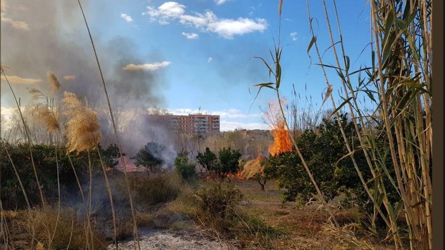 Zona en la que se ha declarado el incendio