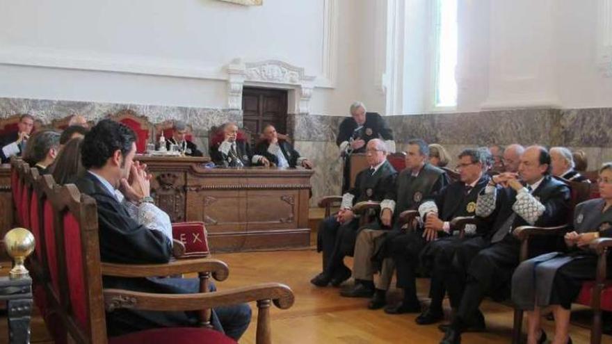 Acto de apertura ayer del Año Judicial en Galicia. // TSXG