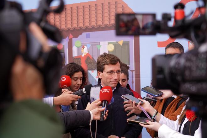 Almeida tras la presentación de la programación de las fiestas de San Isidro.