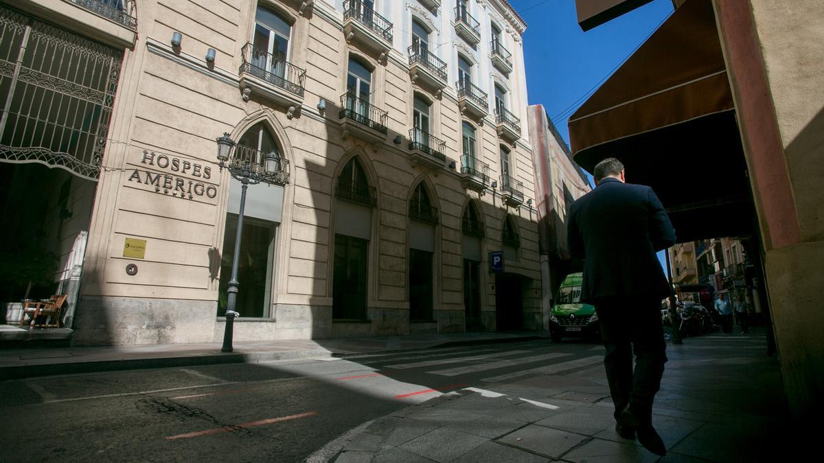 La fachada del Hotel Hospes Amérigo en Alicante.