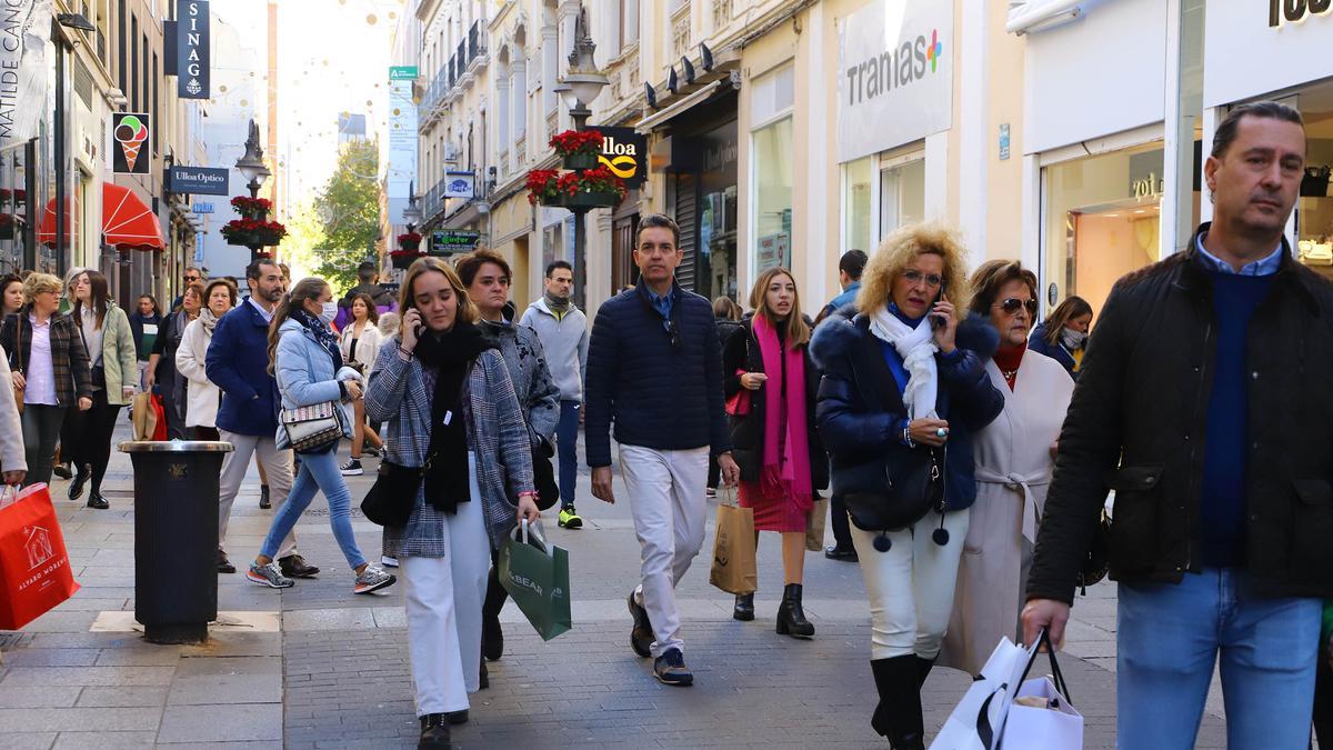 Ambiente en las calles de Córdoba el pasado 26 de diciembre