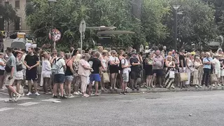 Palma sufre una jornada de colapso total en accesos, calles, aparcamientos y paradas de bus y de taxi