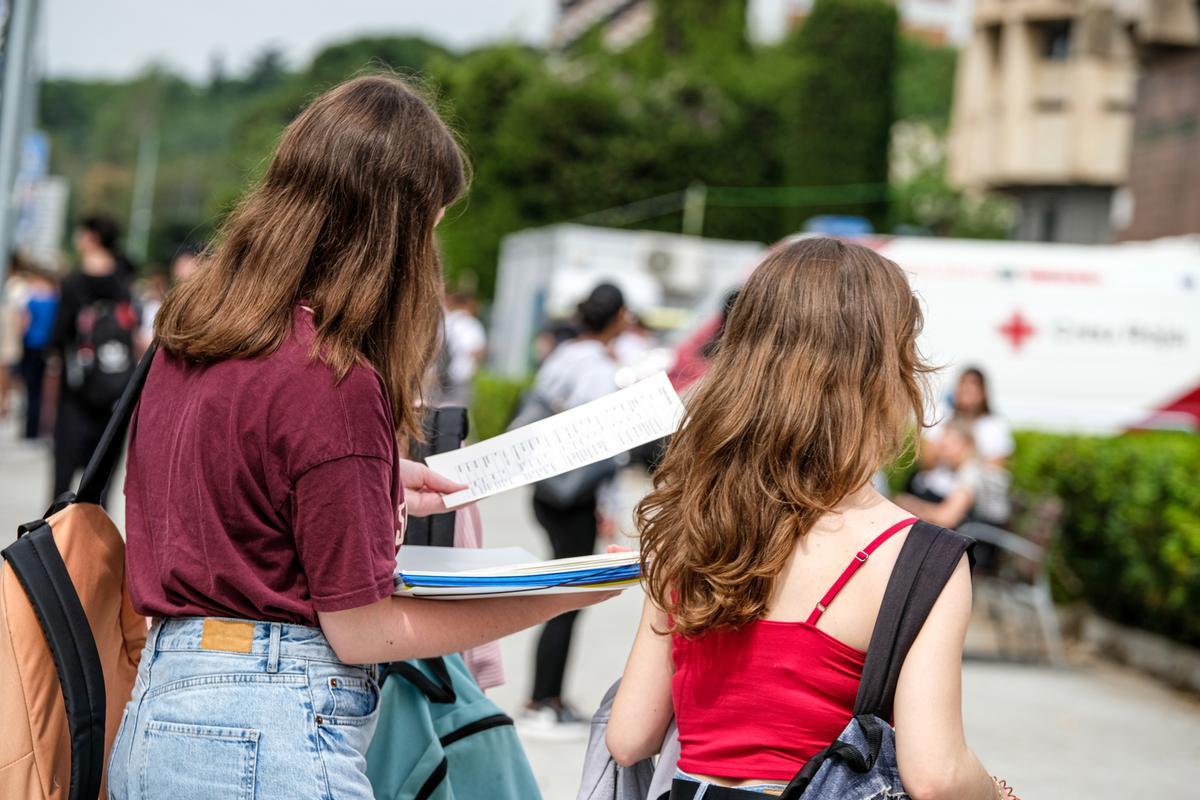 Pruebas de selectividad en la Universitat de Barcelona