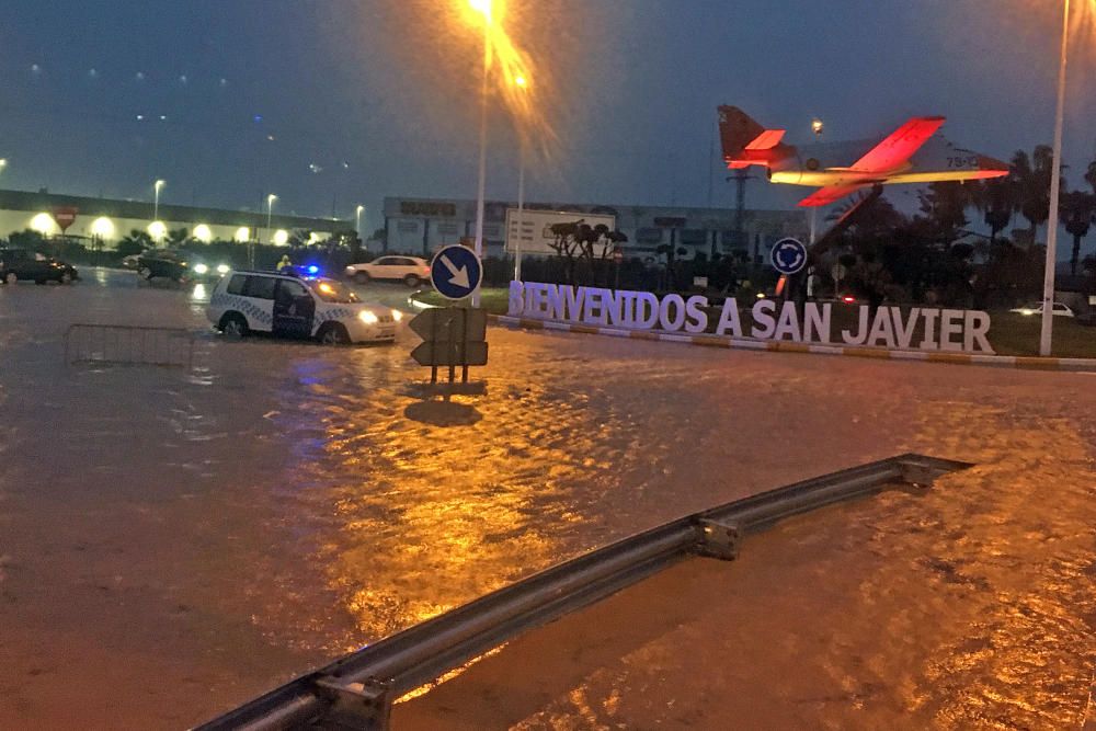 Las consecuencias de las lluvias en el Mar Menor