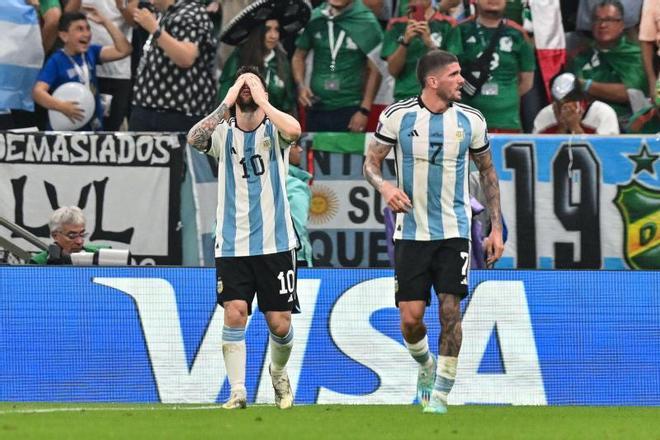 El gol de Messi ante México en el Mundial y la celebración de Argentina