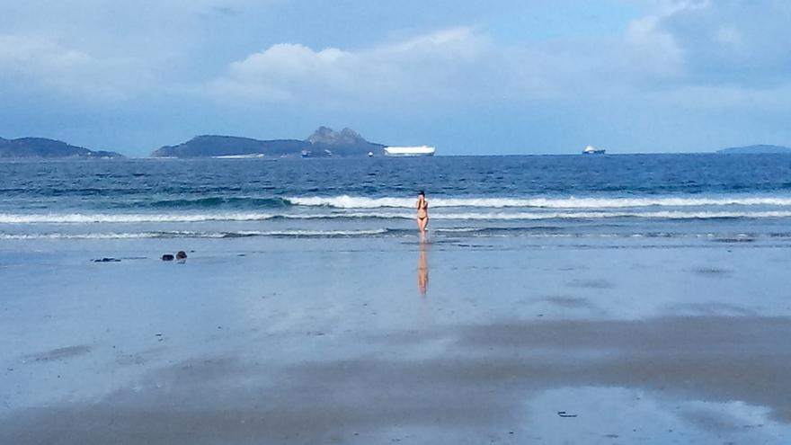 El año nuevo se estrena con frío y nieve en Galicia