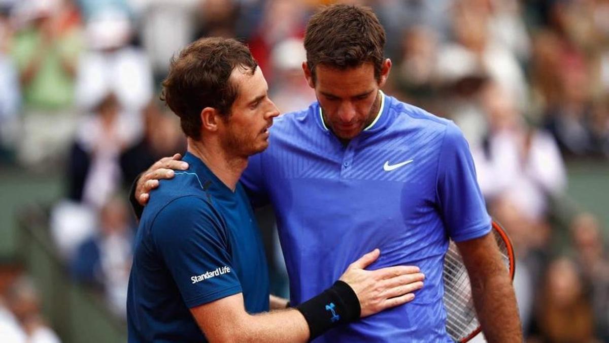 Andy Murray y Juan Martín del Potro.