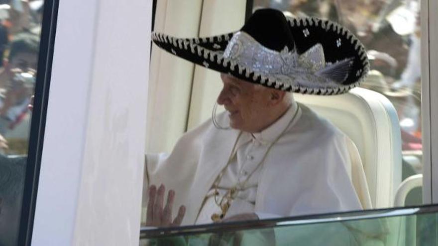 El Papa «mexicano». / efe