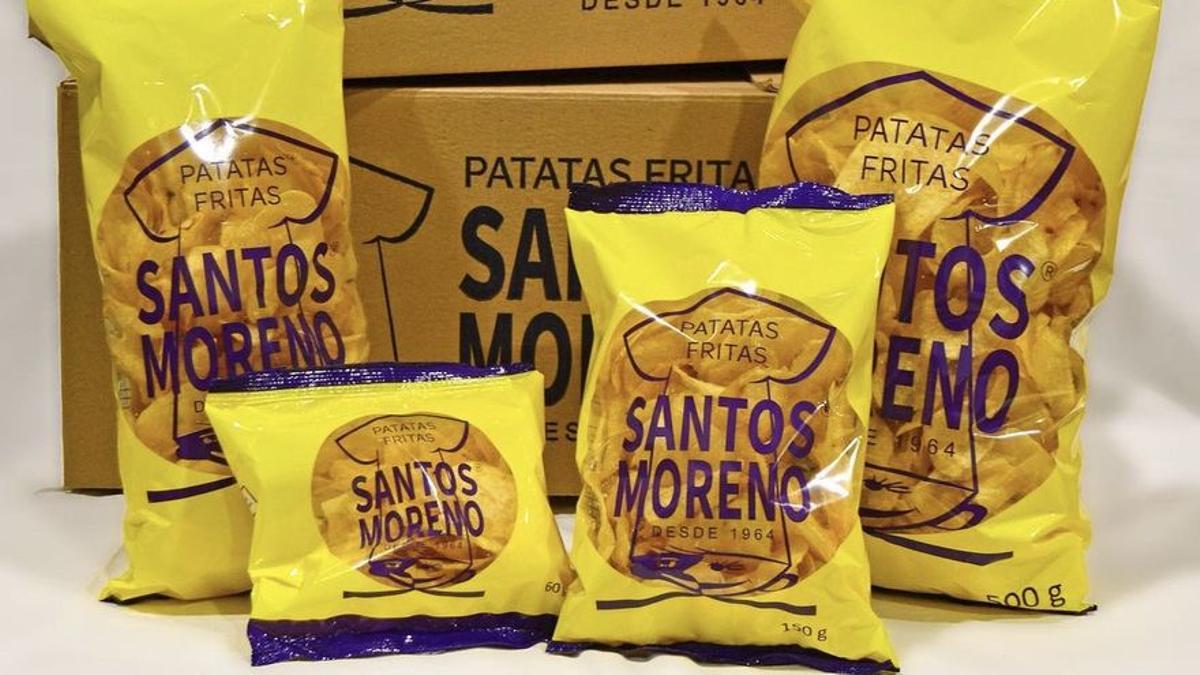 Patatas fritas Santos Moreno.