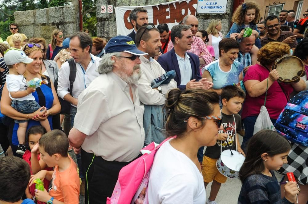 Protestas en el colegio O Piñeiriño