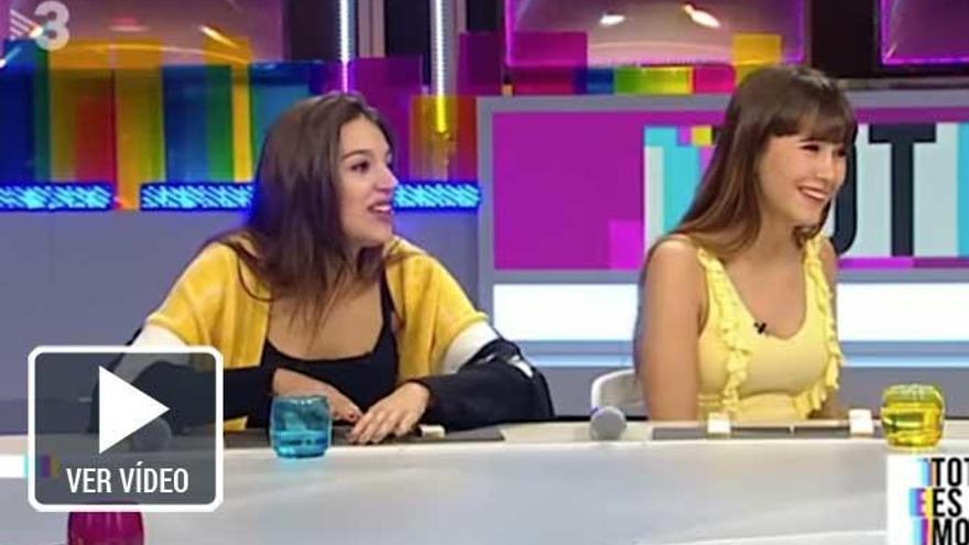 Ana Guerra y Aitana, en TV3.