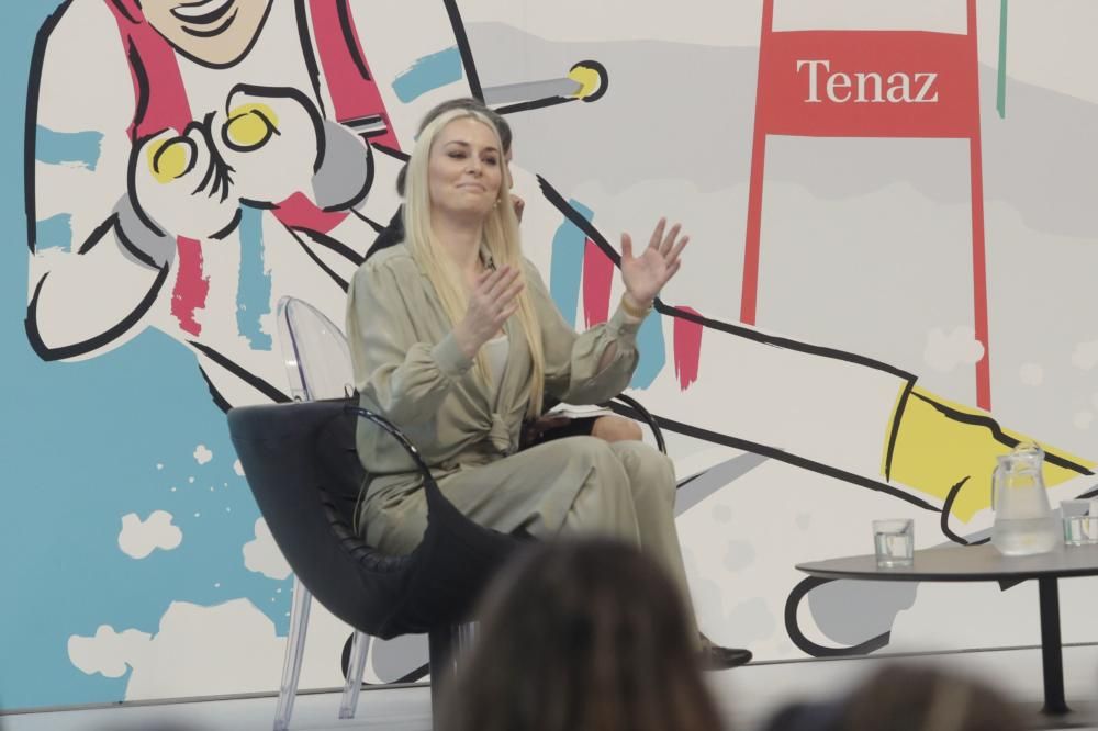 Premios Princesa de Asturias: Encuentro de Lindsey Vonn con estudiantes en Avilés