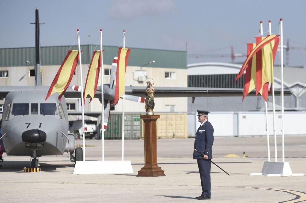 Acto de relevo de mando de la Base Aérea de Alcantarilla