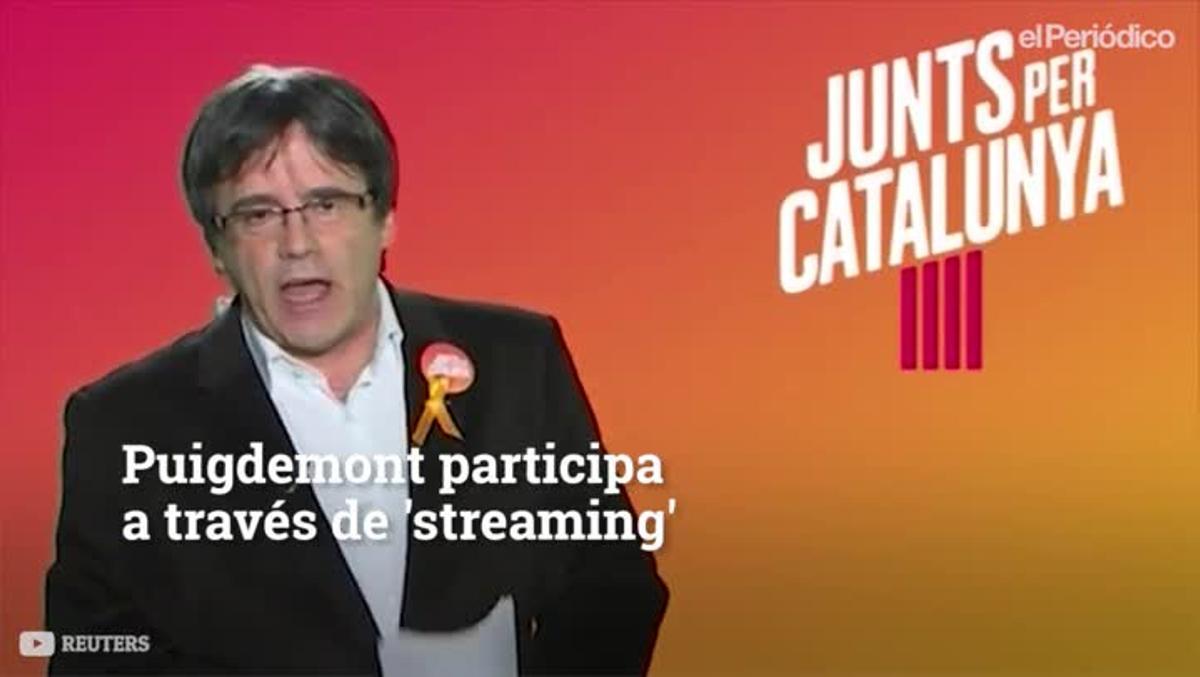 La ’campanya virtual’ de Puigdemont des de Brussel·les.