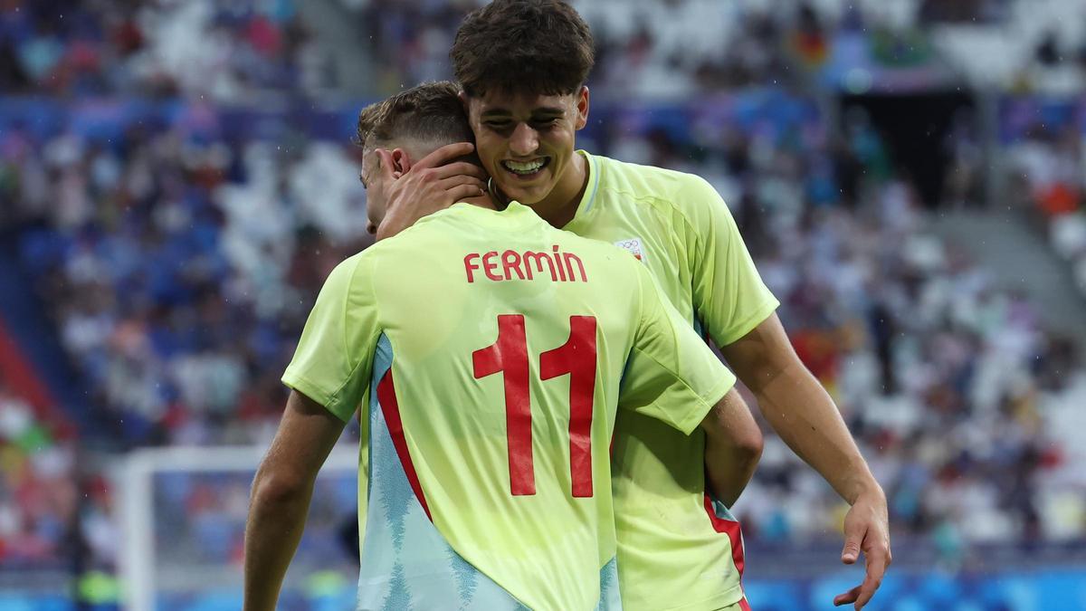 Fermín, lesionado, es baja. Cubarsí podrá volver a jugar con la sub-21