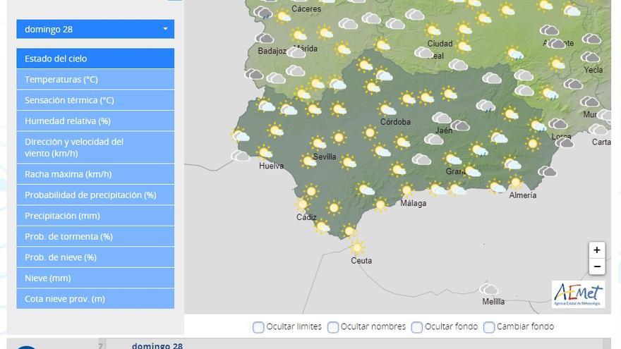 Andalucía dice adiós a la lluvia este domingo