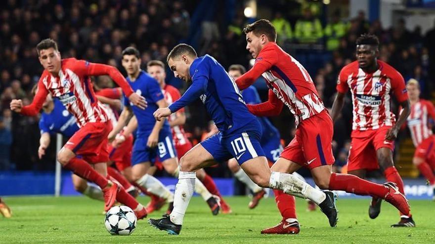 El Atlético queda eliminado tras empatar ante el Chelsea (1-1)