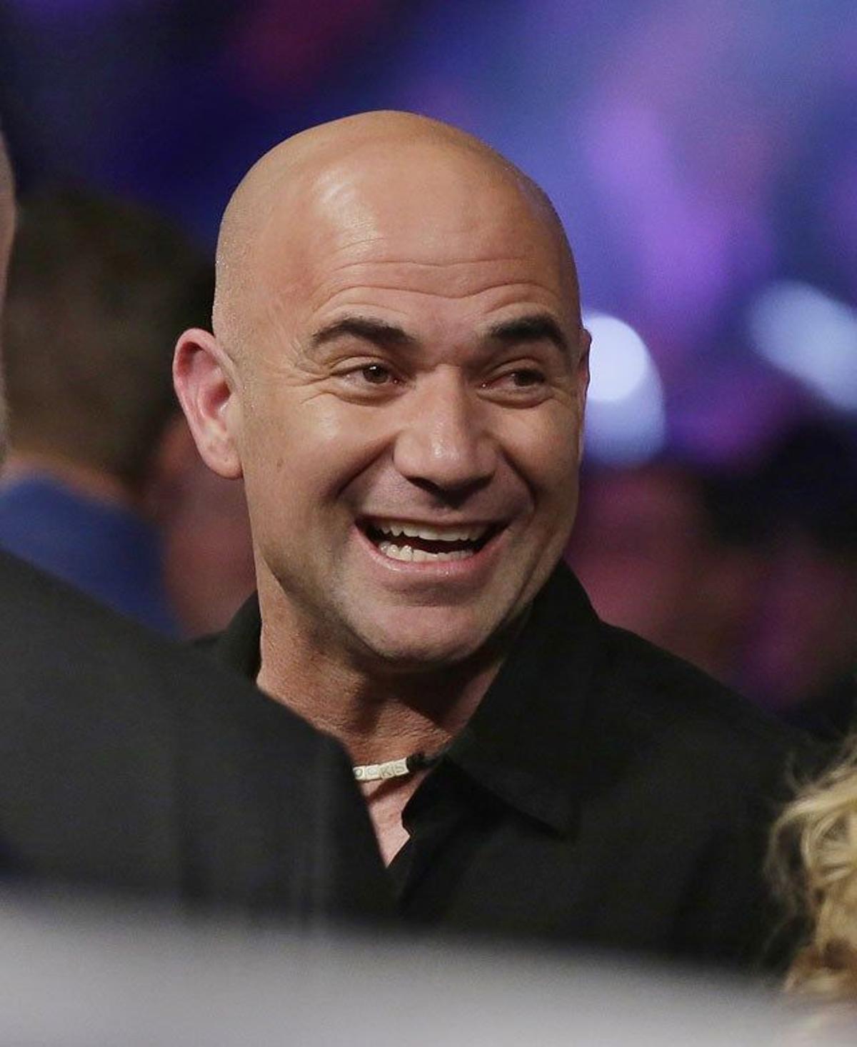 André Agassi en el combate del siglo en Las Vegas