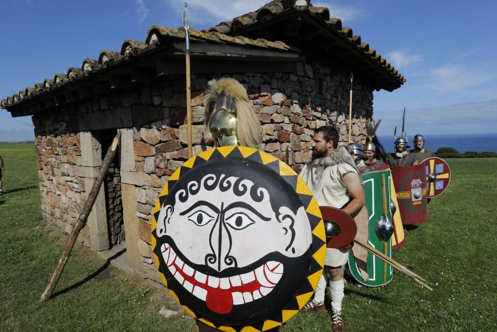 RECREACION DE UN CAMPAMENTO ROMANO.