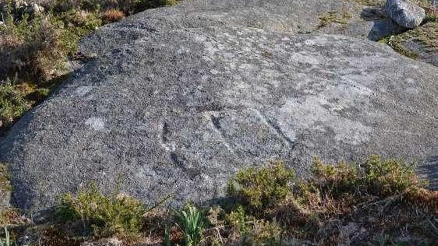 El hallazgo de nuevos petroglifos en Cuntis