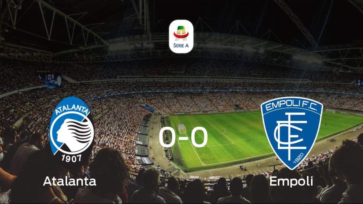 Empate, 0-0, entre el Atalanta y el Empoli