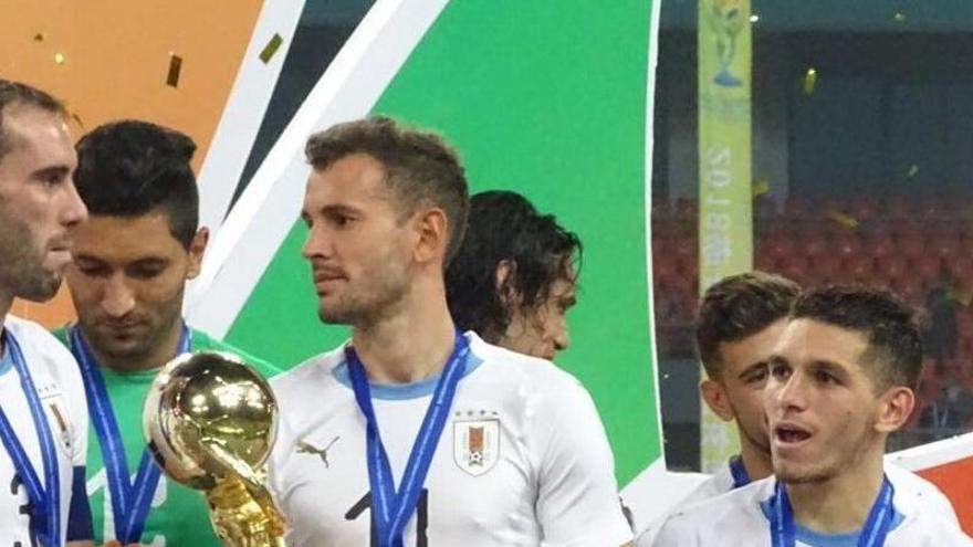 Stuani juga 6 minuts en el triomf de l&#039;Uruguai a la Xina Cup