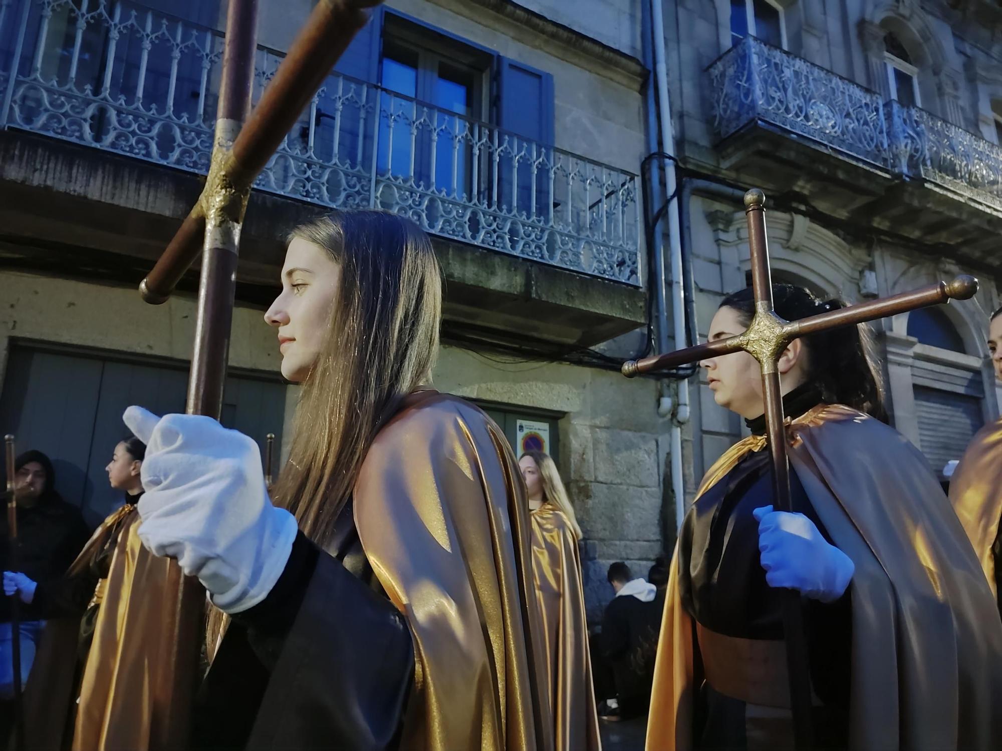 La procesión de la Santa Cena de la Semana Santa de Cangas