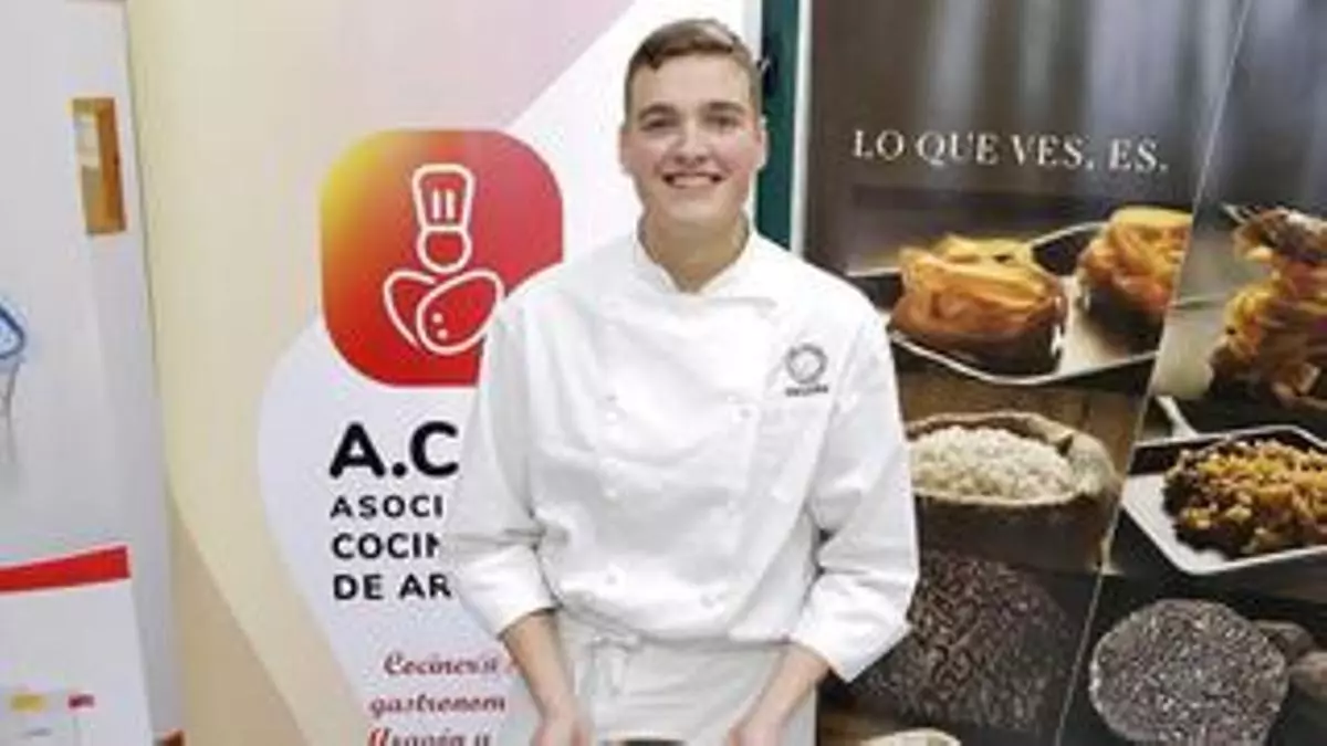 Aarón Melero gana el III Certamen Jóvenes Promesas de la Cocina Aragonesa