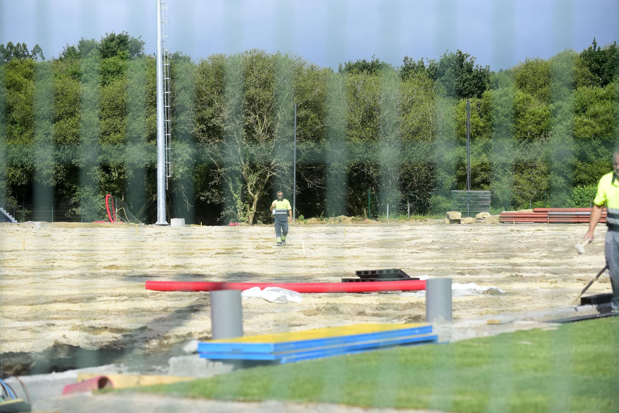 Así avanzan las obras de la Ciudad Deportiva de Abegondo