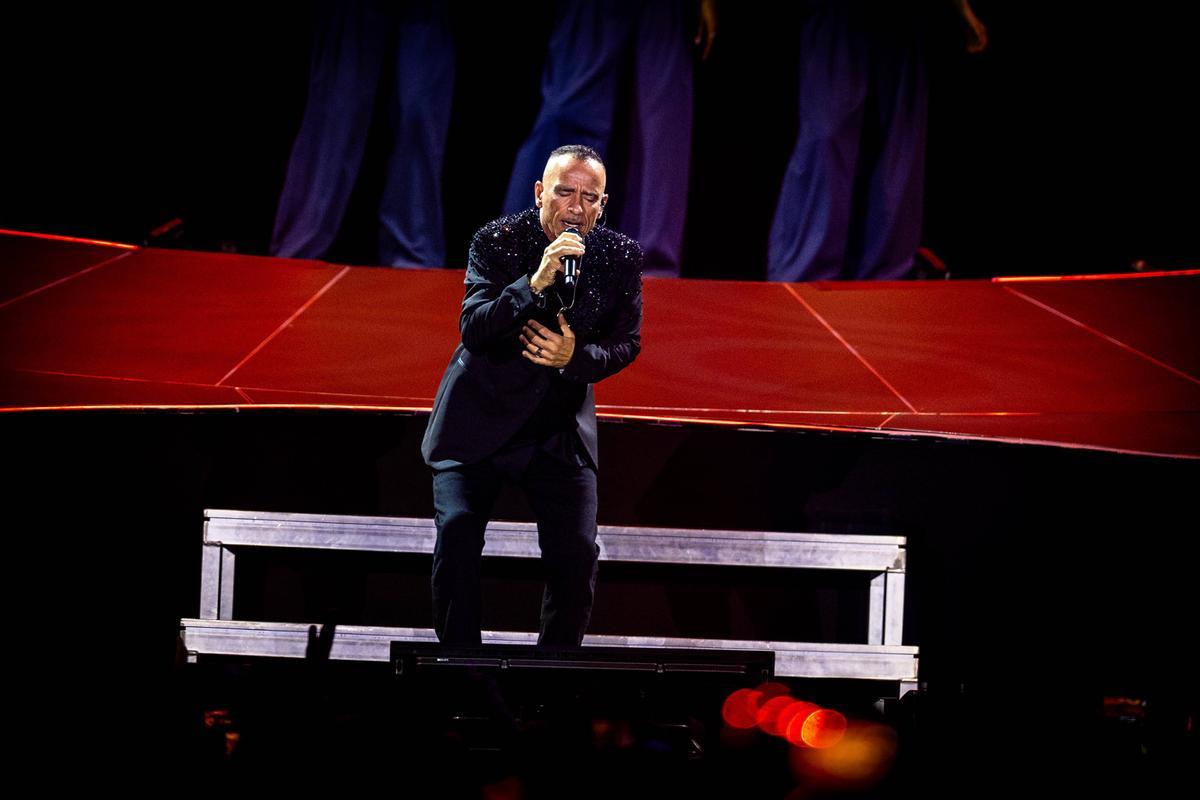 Eros Ramazzotti en el Palau Sant Jordi.