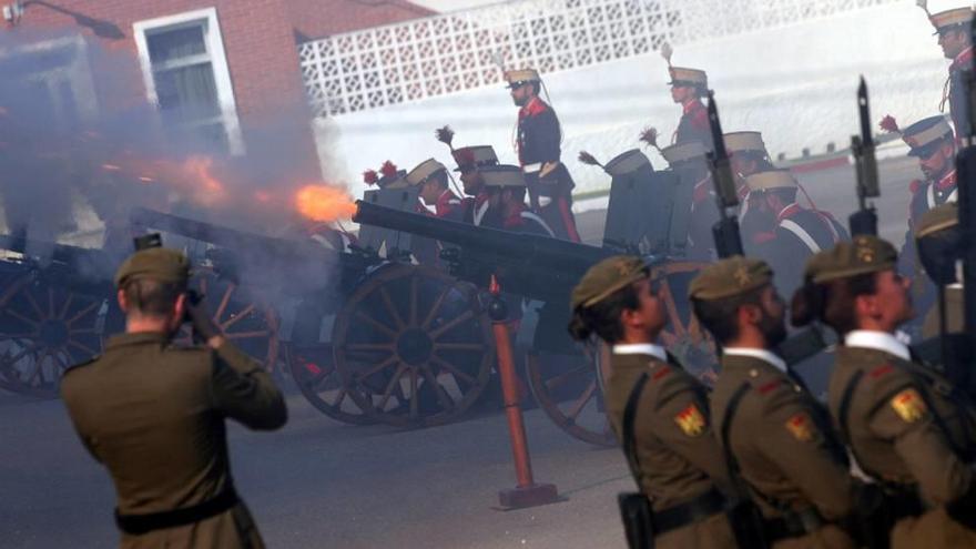 El Regimiento de Artillería festeja su patrona en Tentegorra