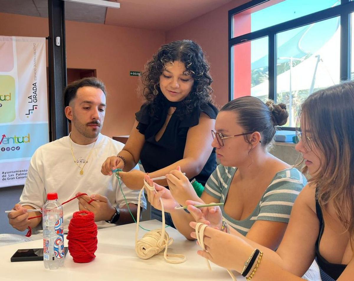 De izquierda a derecha, Manuel, Dariela, Mowa y Shakira.  | LP/DLP