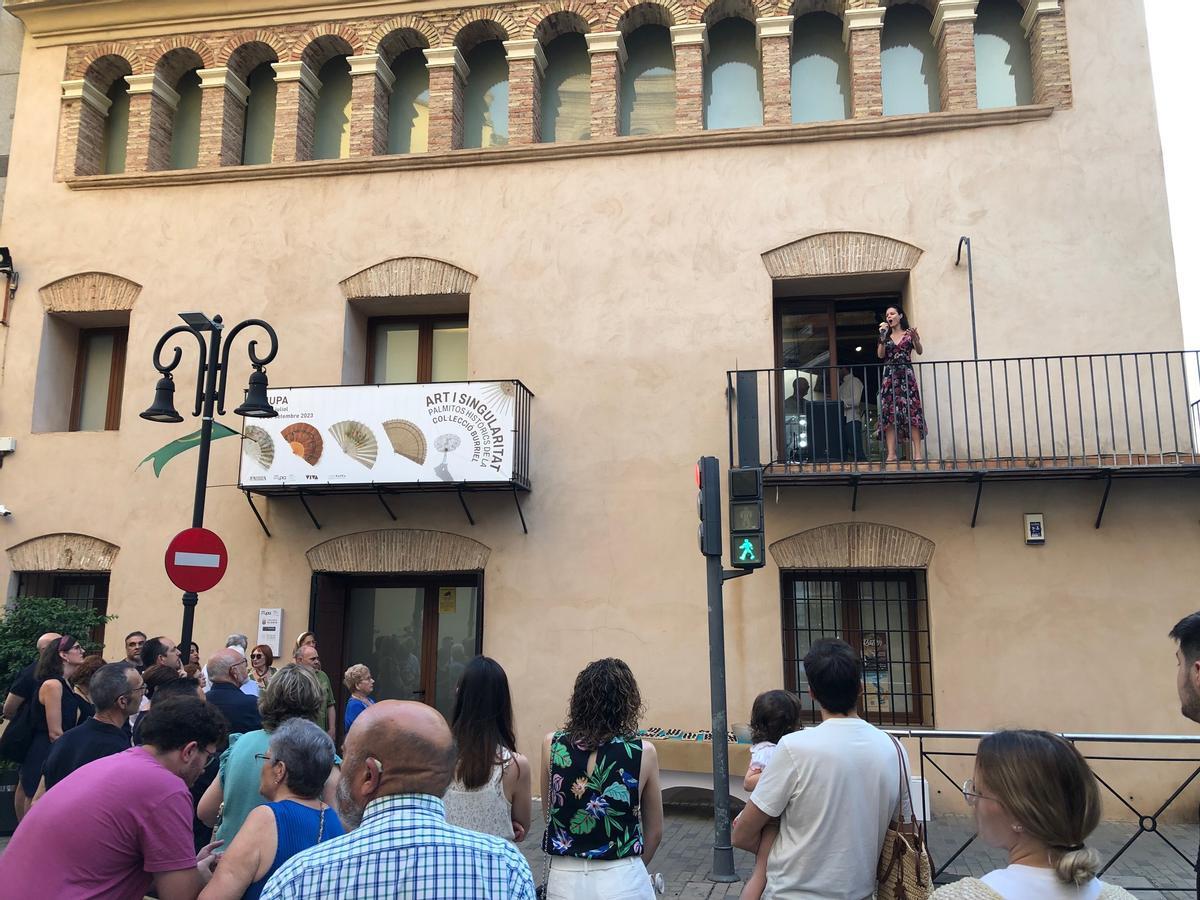 Canto de zarzuela como antesala de la inauguración.