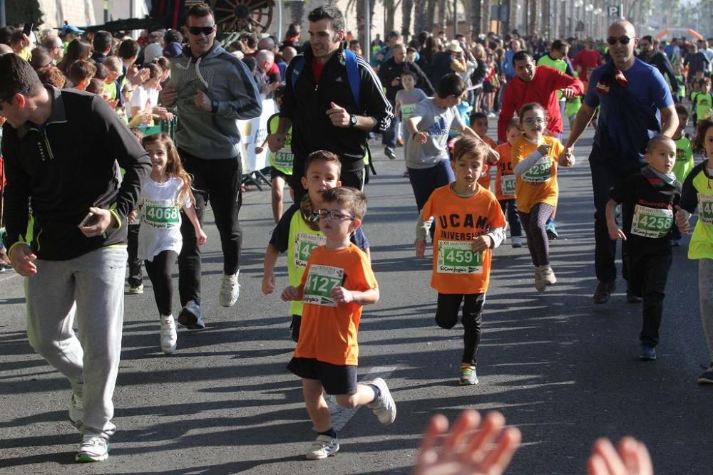 1/4 milla en categorías Benjamín y Prebenjamín