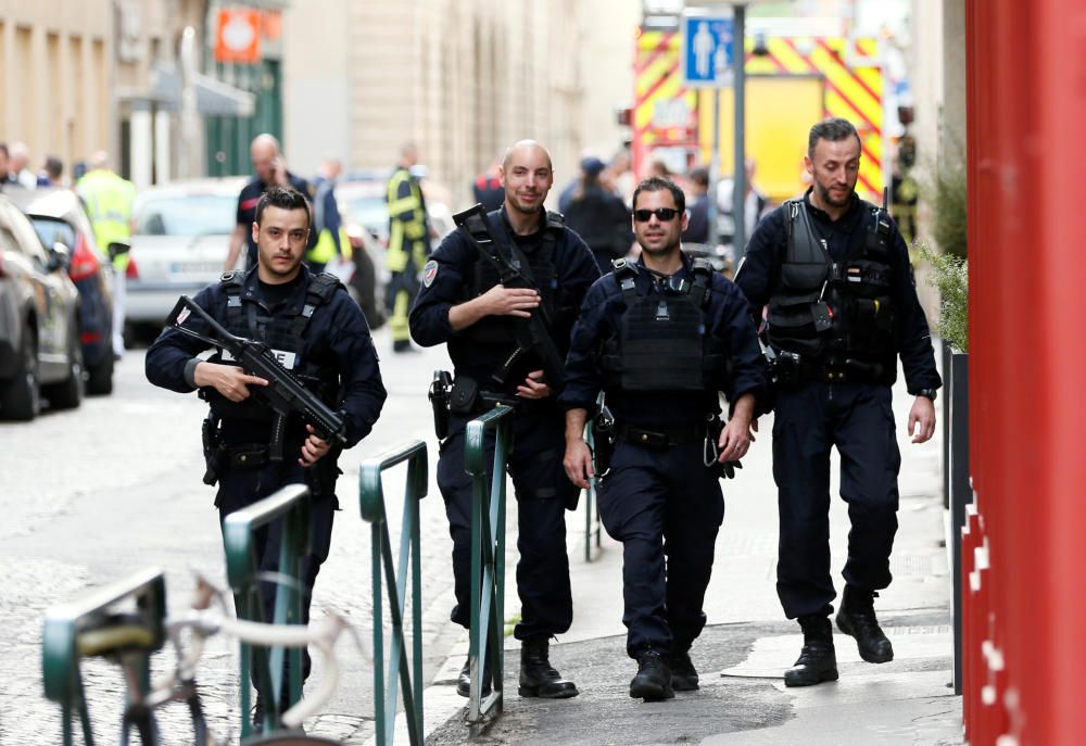 Las imágenes tras la explosión en Lyon.