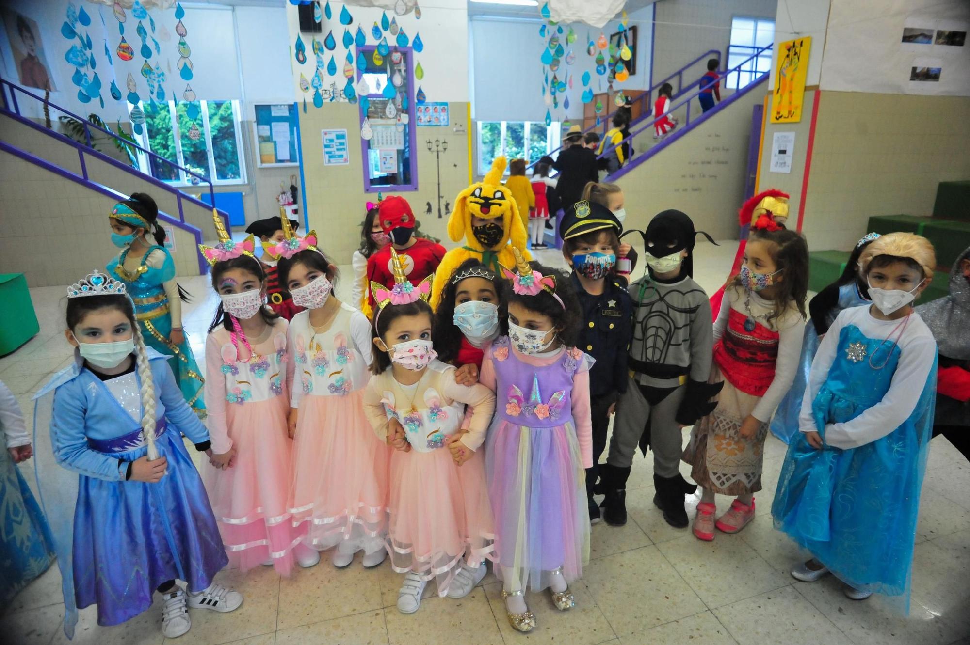 Carnaval infantil en los colegios de Vilagarcía