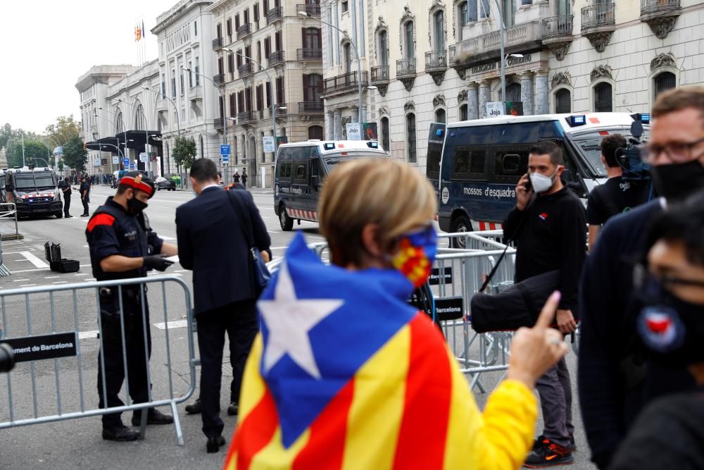 Manifestacions a Barcelona contra la visita del rei Felip VI