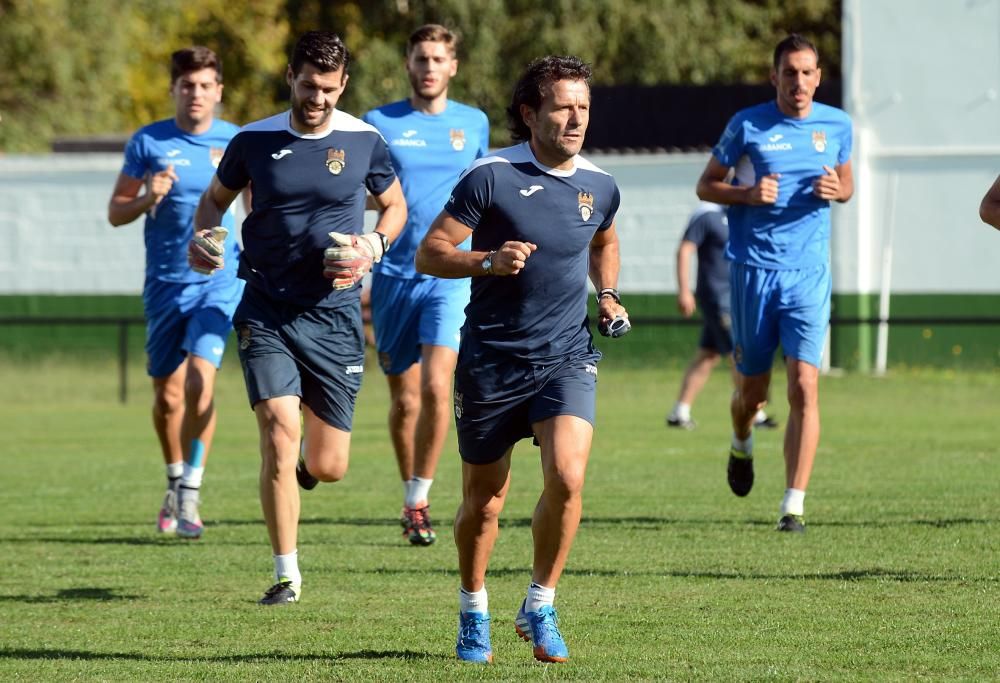 Entrenamiento del Pontevedra C.F