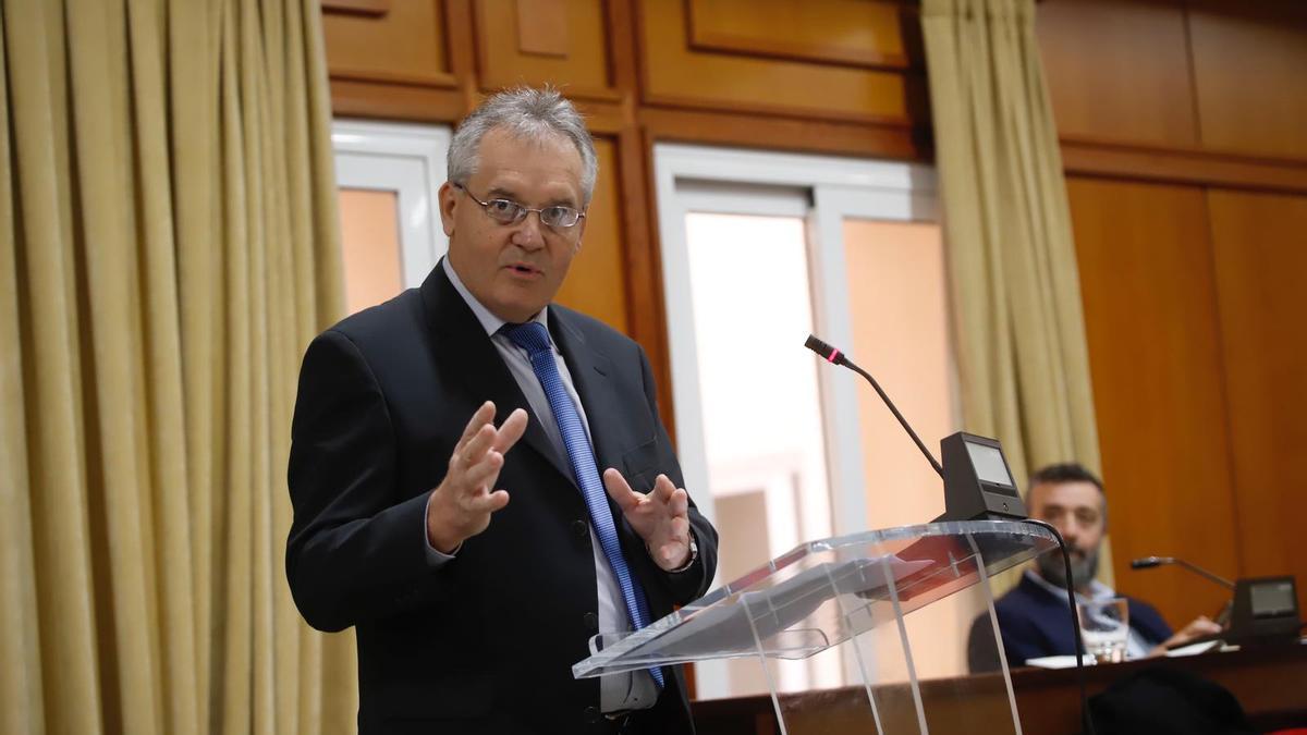 Francisco Muñoz, representante vecinal en el Parque Figueroa.