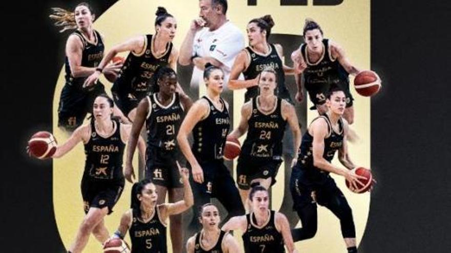 Cuatro jugadoras taronja en la lista definitiva del Eurobasket