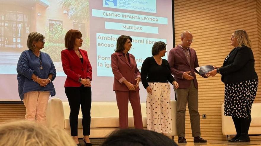 Reconocimiento al centro Infanta Leonor de Alicante para personas con autismo por sus medidas de igualdad