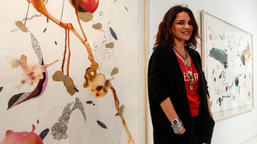 Nuria Formenti dibuja sentimientos con palabras, formas y color
