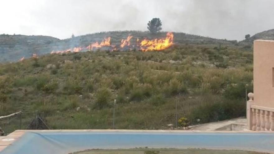 Conato de incendio en la sierra de Betíes