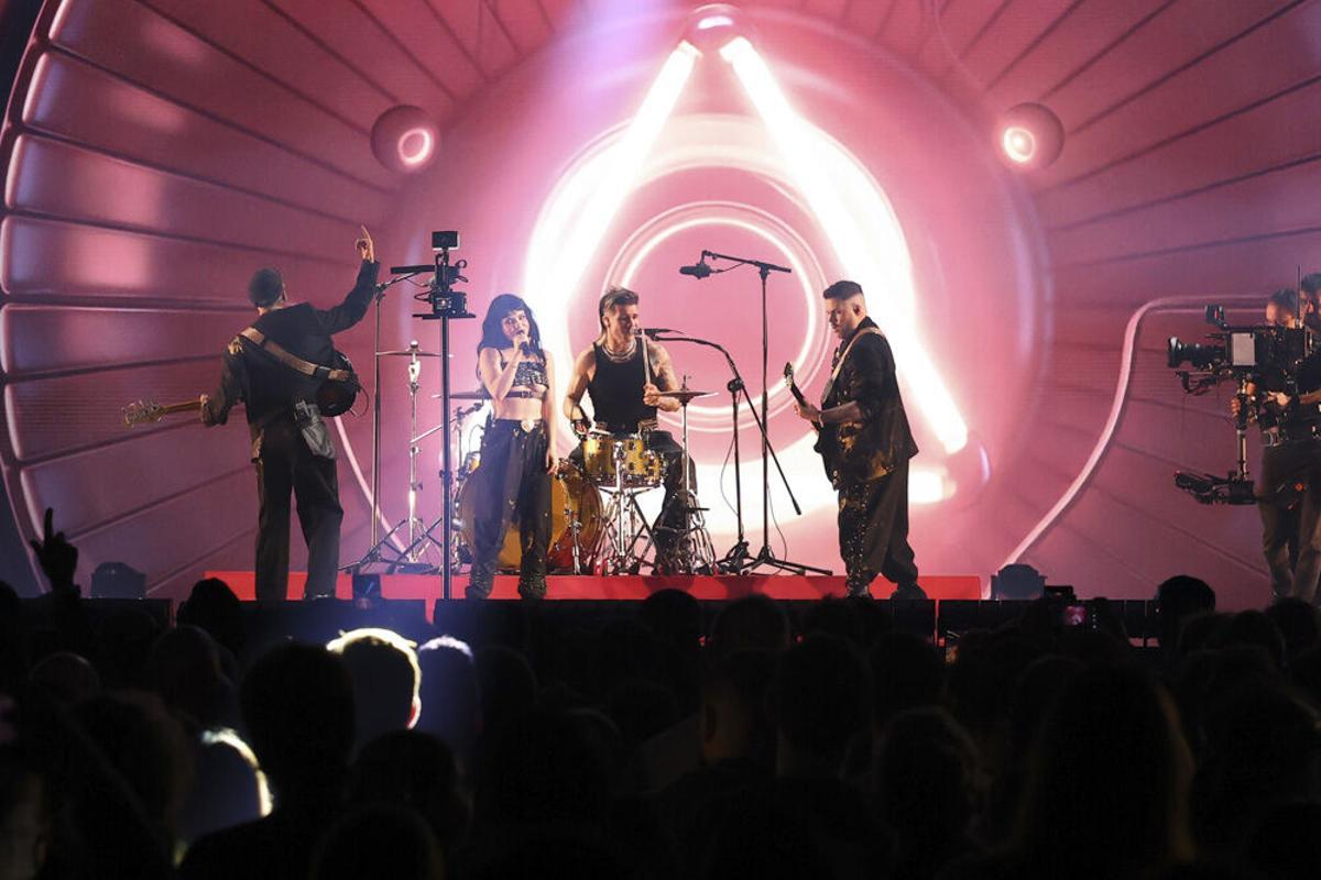 El grupo Kitai durante su actuación en la primera semifinal del Benidorm Fest. El grupo Kitai durante su actuación en la primera semifinal del Benidorm Fest.