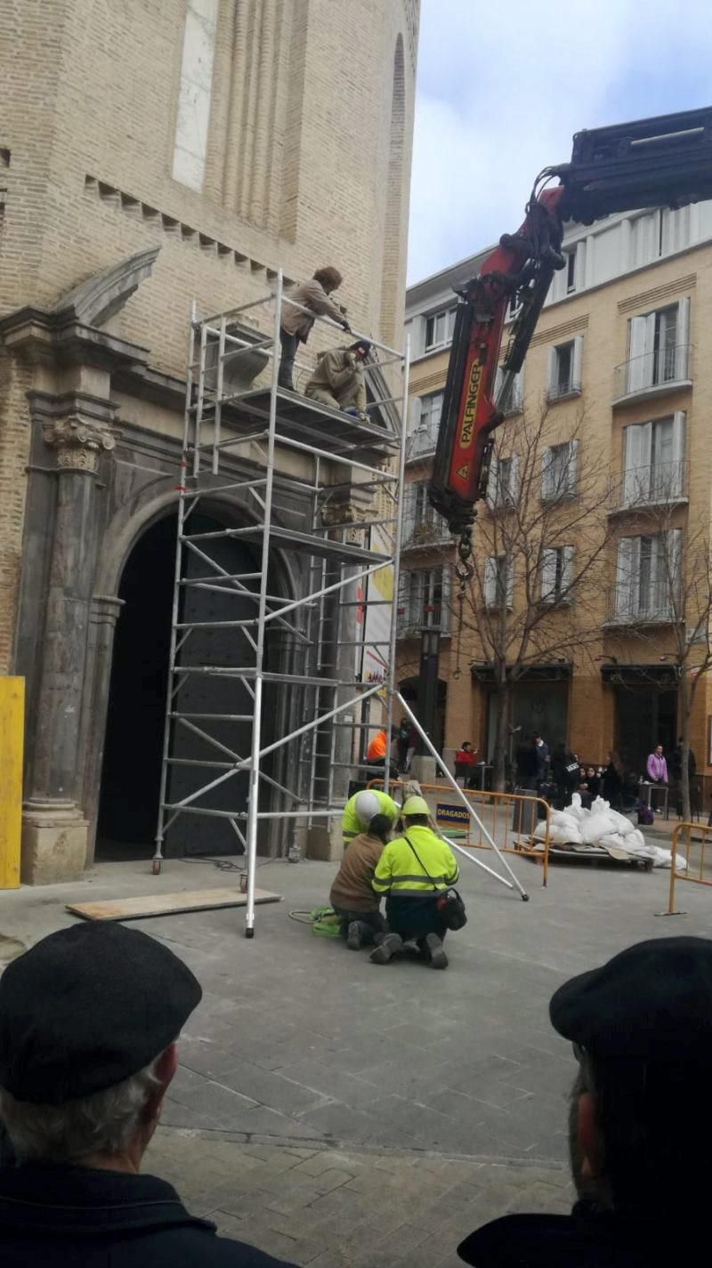 Regreso de la estatua de la Virgen de la Magdalena