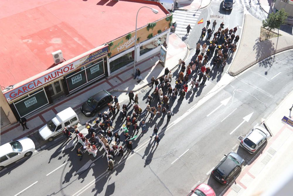 Protesta ciudadana por el tranvía al Civil