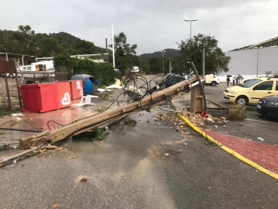 Temporal en Ibiza. DANA en Can Coix 22 de Octubre