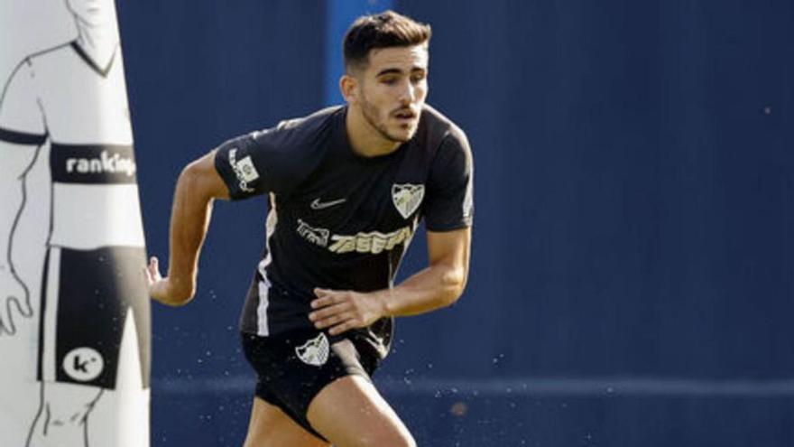 Jairo Samperio, durante una sesión de entrenamiento.